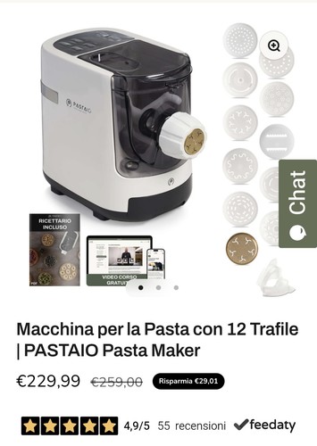 Classe italy pastaio macchina - classe,